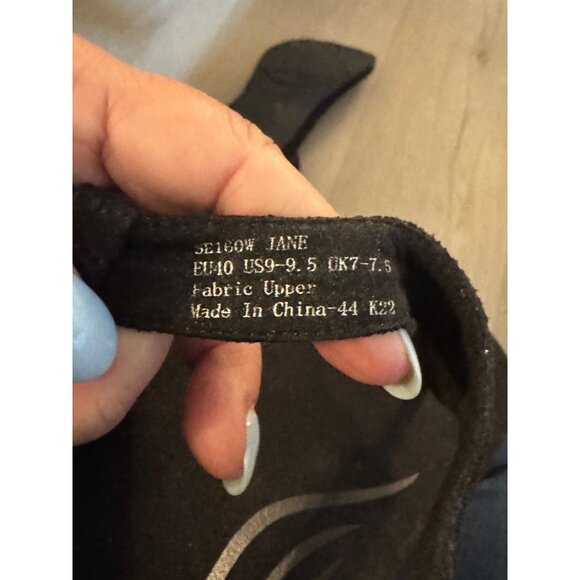 Aetrex Jane Thong Sandals Orthopedic Snake Embossed Straps Black Size 9-9.5 - Picture 7 of 8